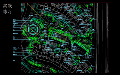 CAD園林景觀設(shè)計(jì)實(shí)踐案例練習(xí)圖