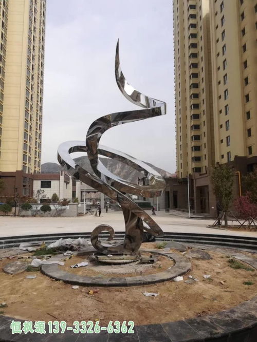 不銹鋼園林景觀雕塑 青島園林不銹鋼雕塑圖片