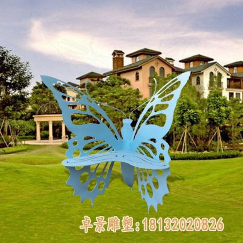 仿真動物蝴蝶玻璃鋼雕塑戶外庭院花園林小品別墅 德州樹脂雕塑蝴蝶加工廠