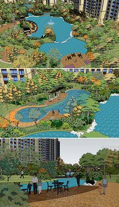 地產(chǎn)園林設(shè)計 人與自然的和諧共生