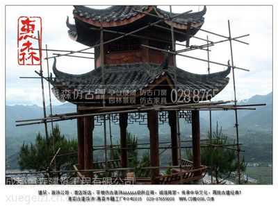 專業定制實木景觀亭與仿古亭子——惠森古建的園林藝術之道