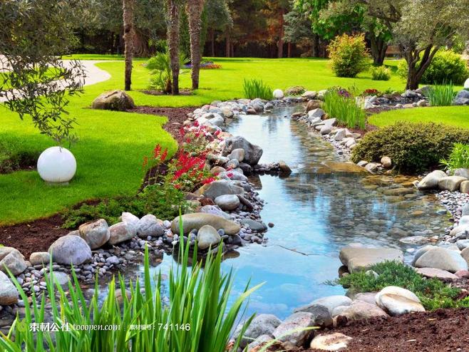 園林流水 靈動之韻，自然之魂