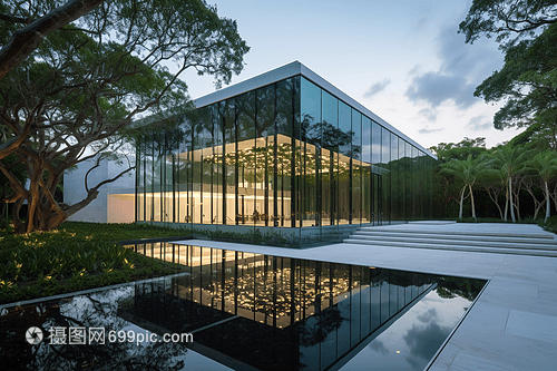 玻璃與綠意的交響——現代藝術博物館園林設計的探索與呈現